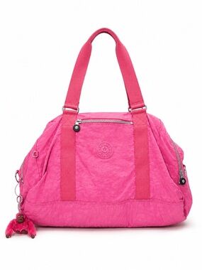 Kipling – Tag Along Handbag Duffle Travel Bag – Hot Pink – OS